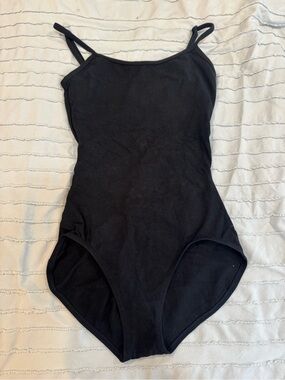 Capezio Black One-Piece Dance Bodysuit